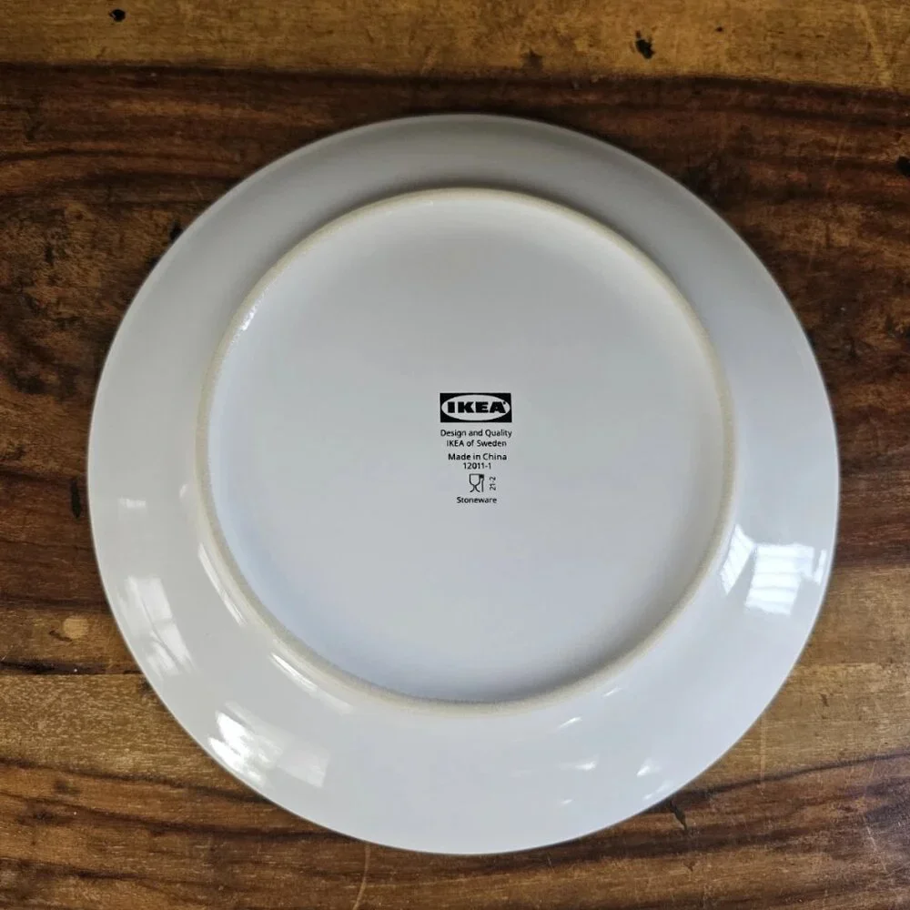 1 Replacement IKEA Of Sweden Salad Dessert Plate 12011-1 White 7 7/8